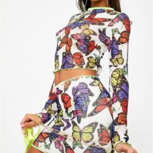 JADED LONDON GRAPHIC CROP TOP